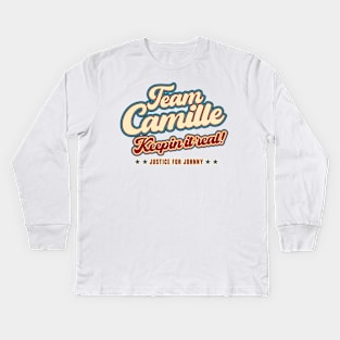 Team Camille Keeping it Real! Kids Long Sleeve T-Shirt